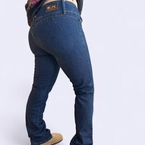 Vintage y2k bjx bijoux denim jeans women's 12